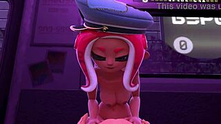 Curvy Agent 8 Splatoon in Wild 3D Cartoon Adventure