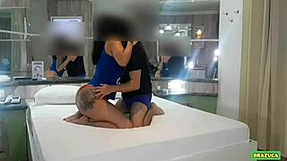 Brazilian babe gets muff diving and deepthroat