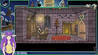 Witch trainer silver unleashes big tits action!