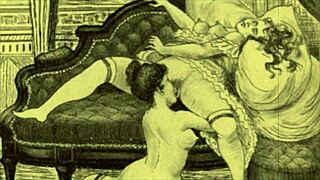 Vintage Erotic Cartoon Art Explodes with Anime Hentai Passion!