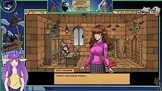 Witch trainer silver unleashes big tits action!