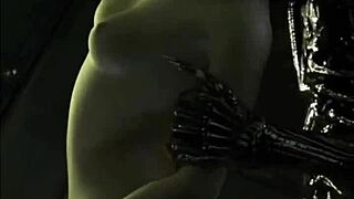 Cartoon Character Comes Alive with Dancing and Striptease!