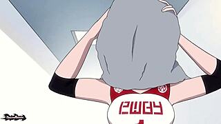 Workout Ruby Gets Creampied in the Showers During Full Animation