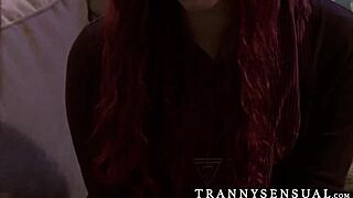 Sweet tranny Magdalene getting naughty with student Chelsea after class! 😈