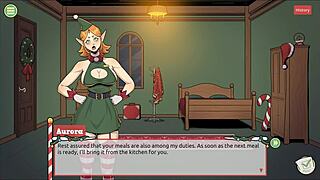 Claus's secret xmas hentai game with naughty elf. 😉