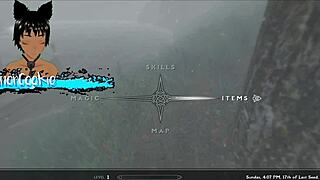 Skyrim sex mods: curvy character blows and fucks in various positions