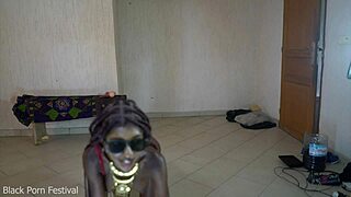 Wow, perfect ebony tits on a skinny chocolate body! 😍