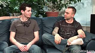 Aiden Blue Sucks First Big Gay Cock