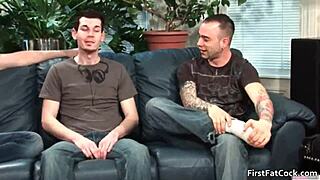 Aiden Blue Sucks First Big Gay Cock