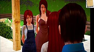 My New Family Plays Game