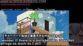 I-I love playing secret spa girl with machine translated subtitles, big tits and crossdressing fun.
