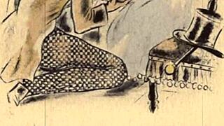 Vintage Erotic Illustration Captures Timeless Sensual Art