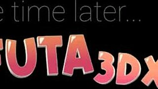 Futa3dx - Blonde Futa Babe Cums In Dressing Room And Joins Hot Threesome