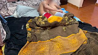 Invited young mexican twink after school for movie but ended up bareback fucking his skinny ass dripping cum