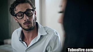 Man, hot office clerk gets slammed by her colleague... insane! 😍