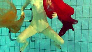 Wow! Nastya Rips Clothes Off In Pool! Watch Her Hot Naked Body Shine Under Water!