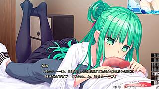 Kirika wonders how to handle small breasts in hentai-like island game
