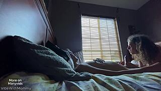 i visited my stepmom and we ended up in doggystyle, but now i regret the creampie... oops