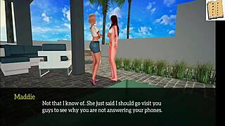 My new family 12, what erotic game will the redhead teen play?