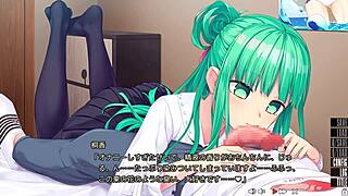 Kirika wonders how to handle small breasts in hentai-like island game
