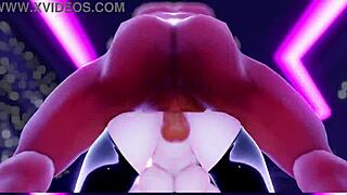 Ichika and Masami in reverse bunny outfits