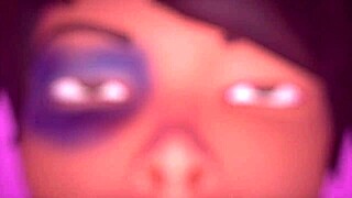 oily babe's pussy pounded at beach in 3d animation