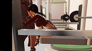 comendo a novinha na academia 3dxchat 😏