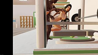 comendo a novinha na academia 3dxchat 😏