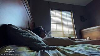 i visited my stepmom and we ended up in doggystyle, but now i regret the creampie... oops