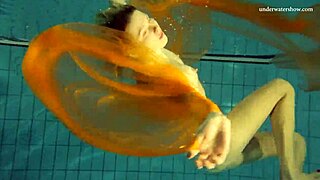 Wow! Nastya Rips Clothes Off In Pool! Watch Her Hot Naked Body Shine Under Water!