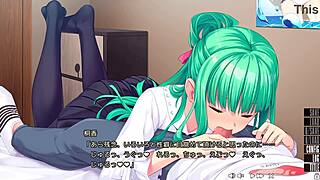 Kirika wonders how to handle small breasts in hentai-like island game