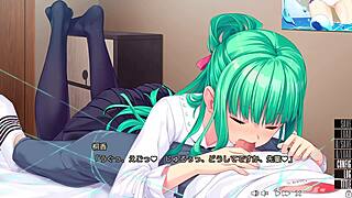 Kirika wonders how to handle small breasts in hentai-like island game