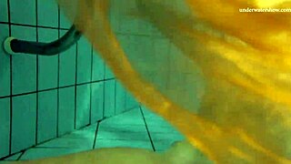 Wow! Nastya Rips Clothes Off In Pool! Watch Her Hot Naked Body Shine Under Water!