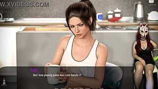 kate 30, the secretary, is at work in a rough 3some with blowjob and deepthroat in cartoon hentai.