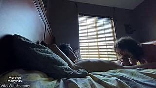 i visited my stepmom and we ended up in doggystyle, but now i regret the creampie... oops