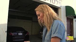 I watched these gay girls devour each other outdoors by the garage.