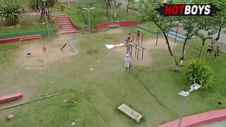 Young Teen Feels Intense Pleasure With Big Cocks In Gay Threesome