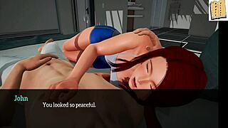 My new family 12, what erotic game will the redhead teen play?