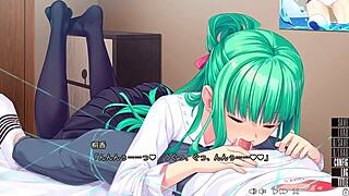 Kirika wonders how to handle small breasts in hentai-like island game