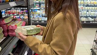 perfect teen turns naughty with quick homemade fun