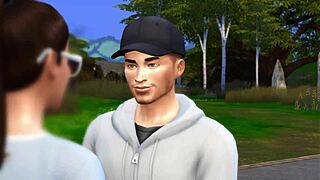 Bold Teen Blowjob in SimXStory Episode 3