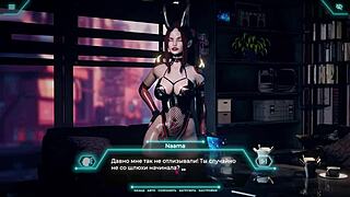 Two Sex Vampires Engage in Anal and Big Cock Action