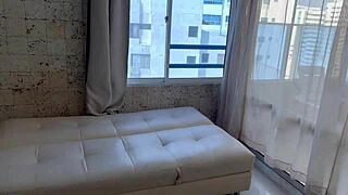 my boss catches me masturbating in the living room - melani latina