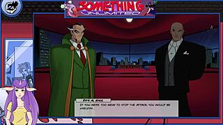 Blonde maid in anime hentai game series