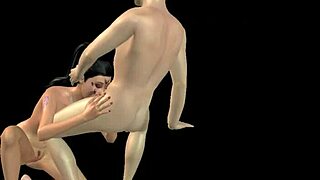 animated girl giving blowjob then fucked