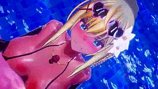 konosuba sex scenes with bikini hentai anime in detailed fucking