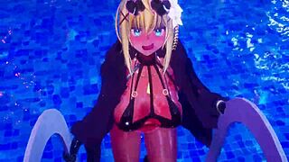 konosuba sex scenes with bikini hentai anime in detailed fucking