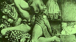 Vintage Erotic Illustration Brings Classic Anime Hentai to Life with Retro Japanese Charm