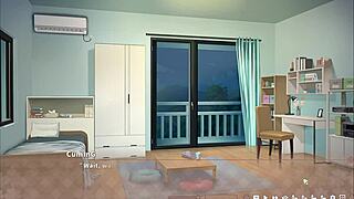 Summer Clover Harem Hentai Game Ep 8 Catches Half Naked With Huge Boner