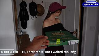 the pizza girl ate my pizza and wanted to run away i made her suck